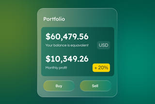 Panel de trading de criptomonedas Vega Fondorio con información en tiempo real